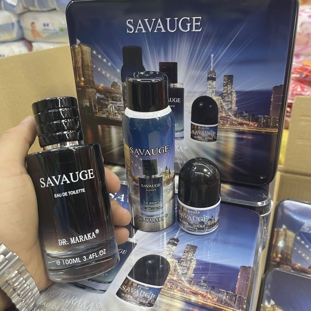 茶香男士香水木质清新持久淡香蔚蓝海洋香氛香水套盒