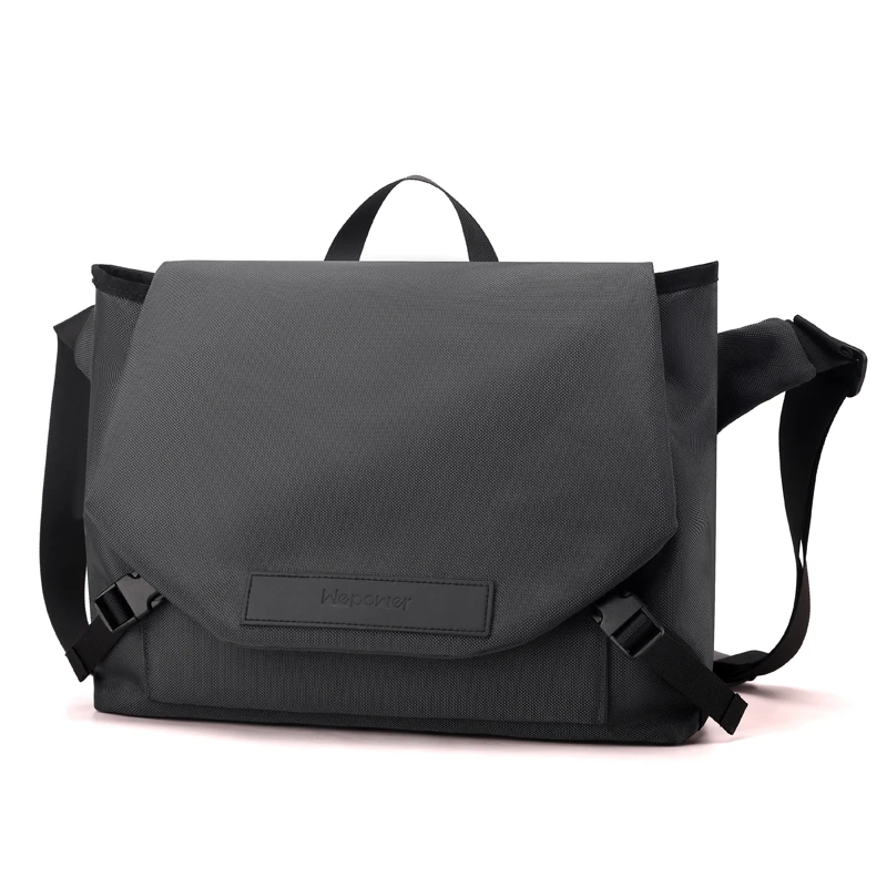 新款时尚男士单肩斜挎包休闲潮流邮差包男机能风通勤户外背包日系