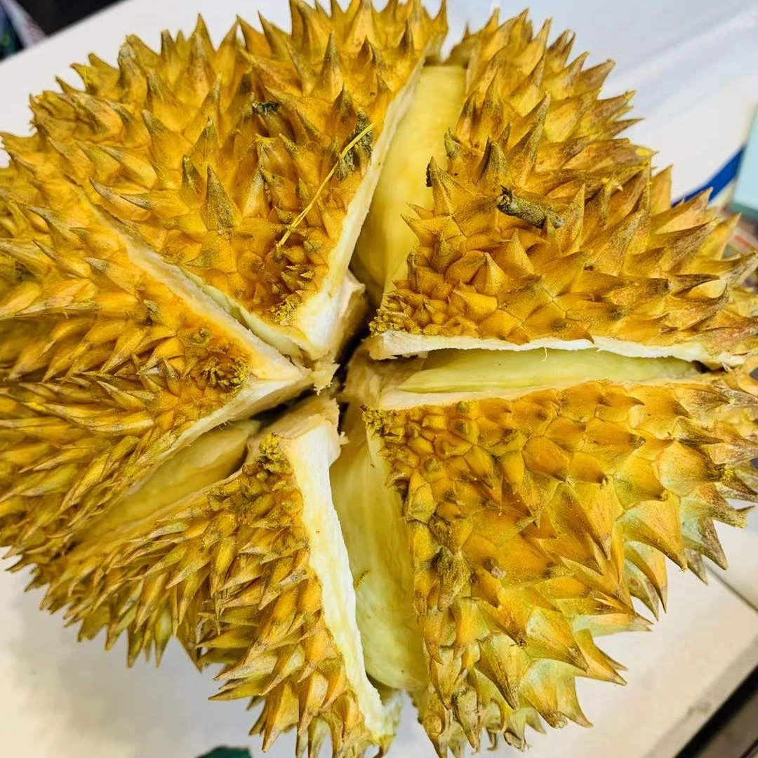 新鲜金枕榴莲4.5-5斤5房核小 软糯香甜（默认扒肉，整果请备注）榴莲同城配金枕泰国