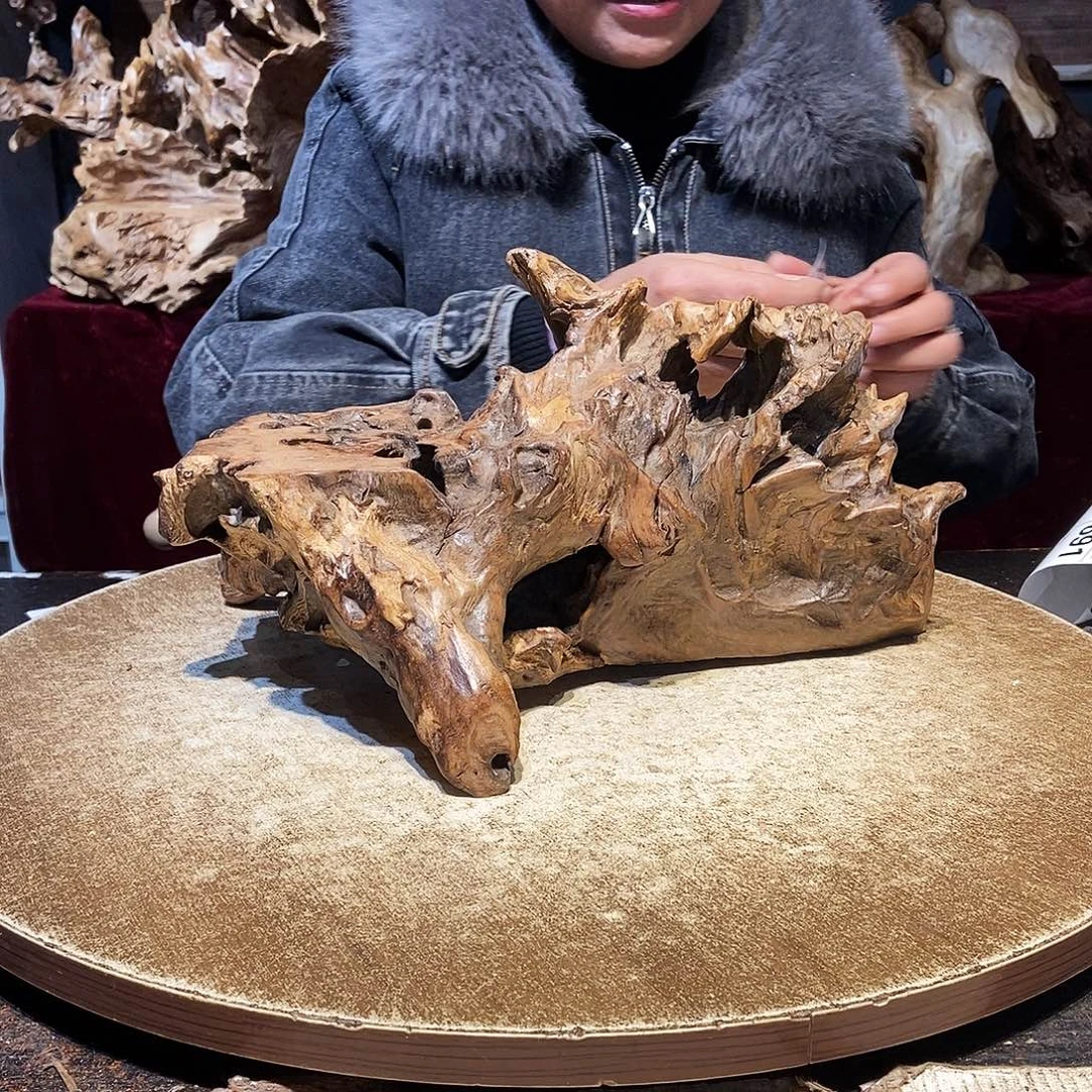 茶***具688。株木随行根艺