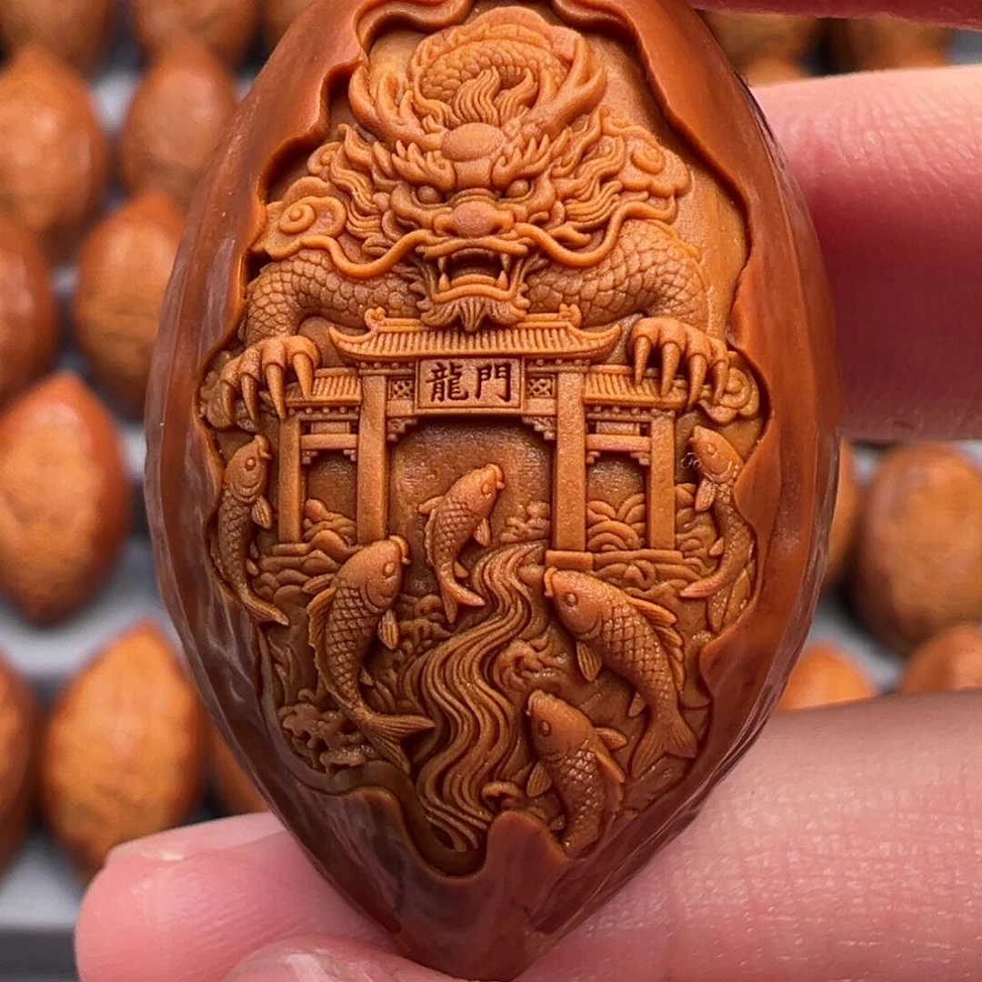 【闪购商品】手串橄榄核关*鱼跃龙门