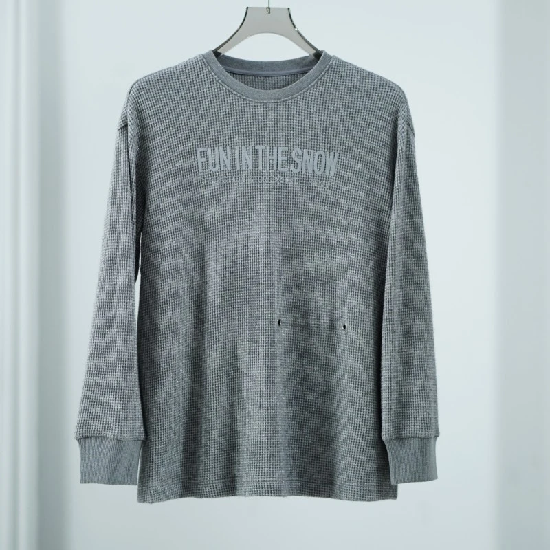 【三C・伊】Z1234  女装时尚春秋套头卫衣灰色Y22410336Z00