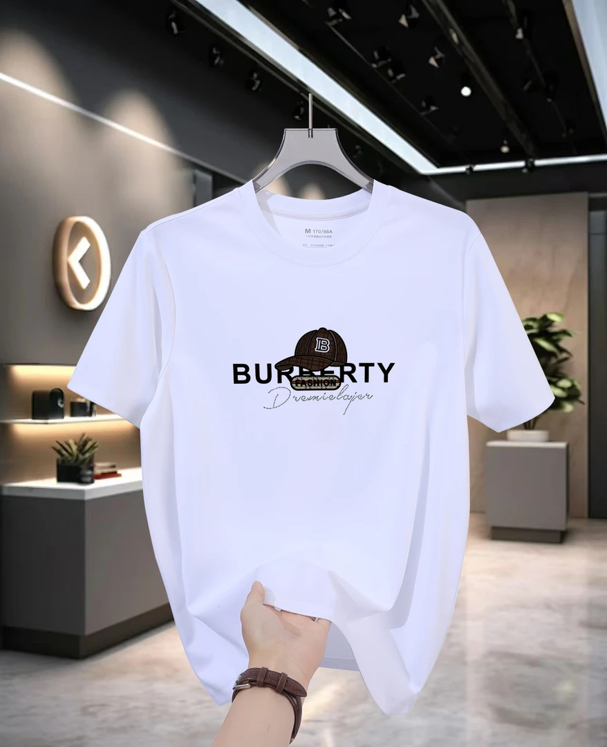 【100支液氨丝光长绒棉】2025夏季新款潮牌轻薄短袖圆领百搭休闲T恤