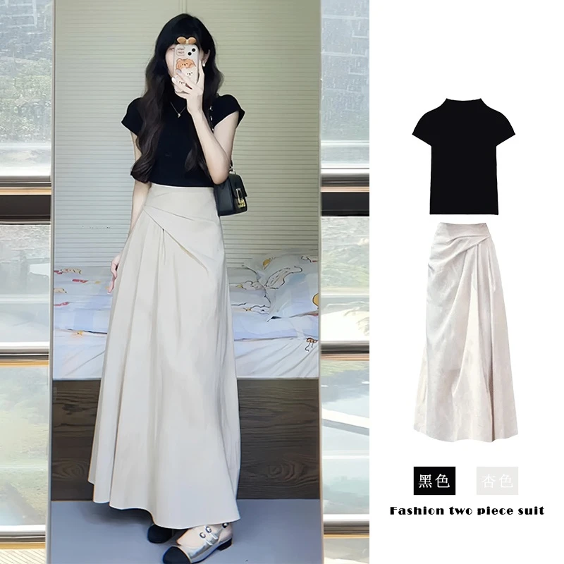 老钱风松弛感女装夏装2025新款爆款财阀千金高级感洋气裙子套装女