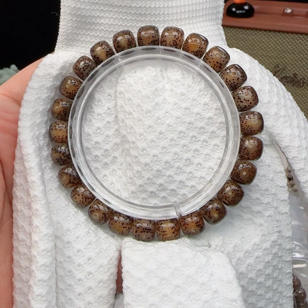 星月菩提手串冰糖玻璃体火烧云9*8头条