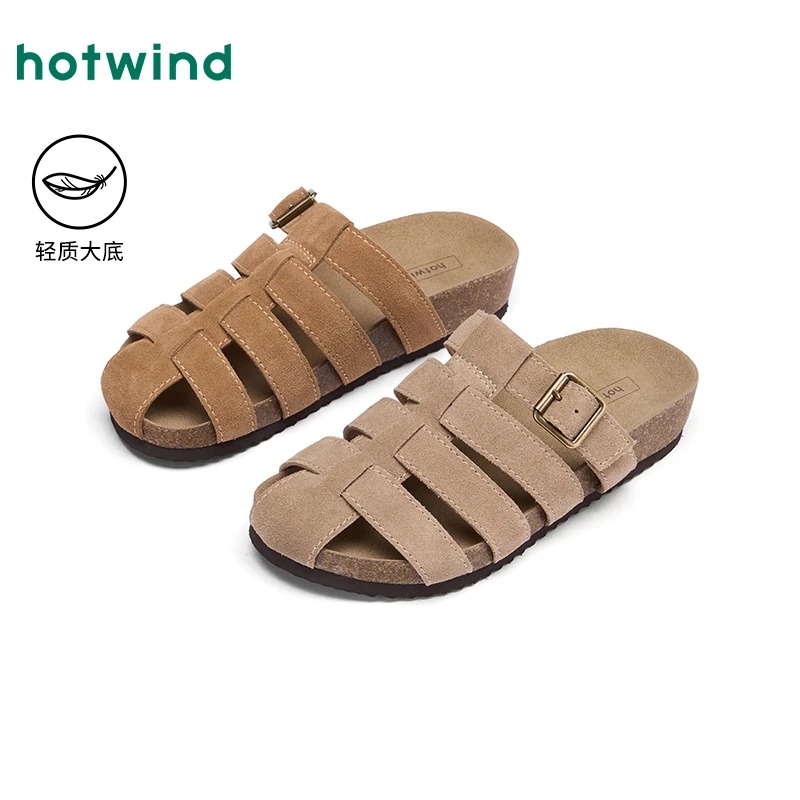 【夏季清仓】热风罗马拖鞋时尚百搭舒适复古女士拖鞋2025年夏季新款