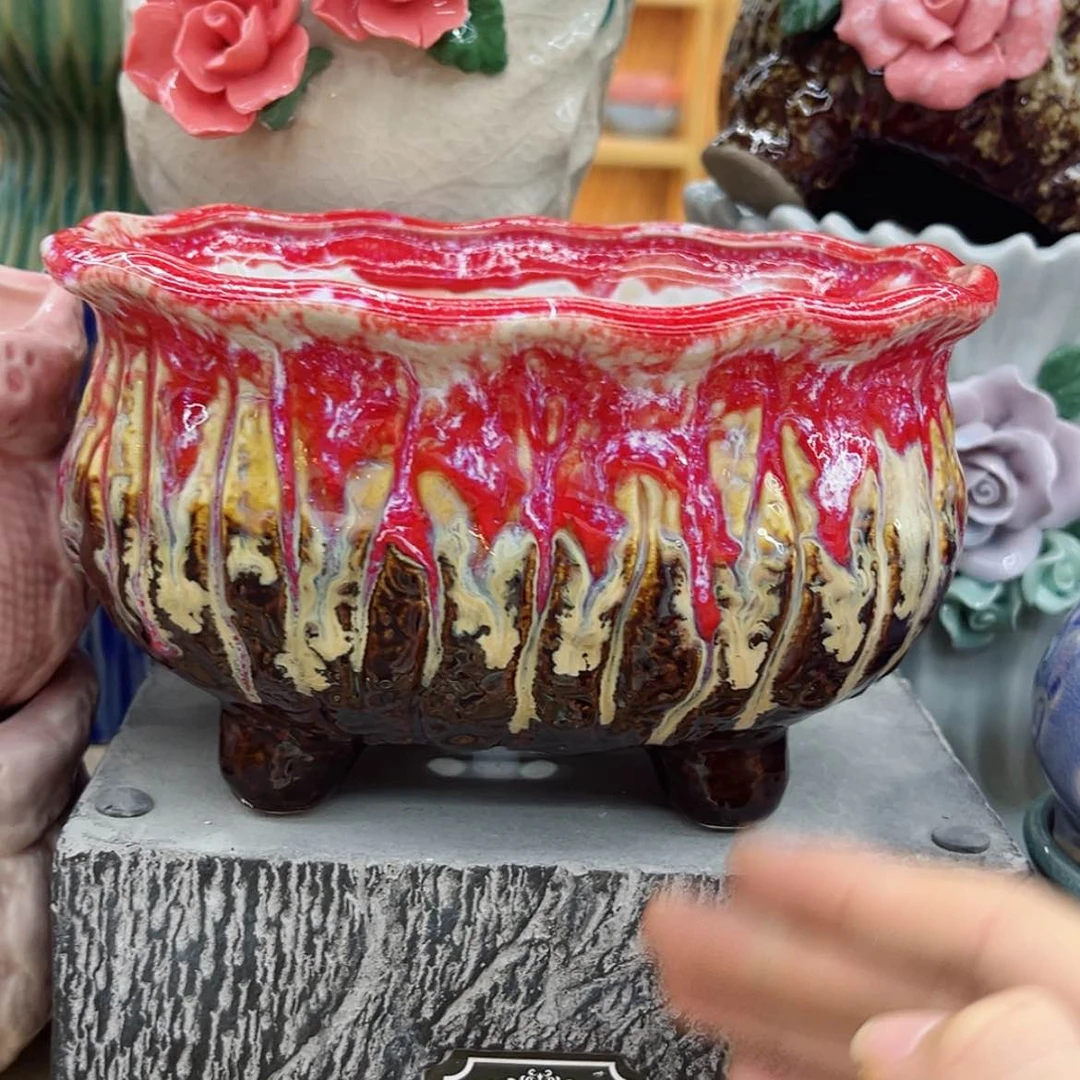 【闪购商品】陶瓷花盆