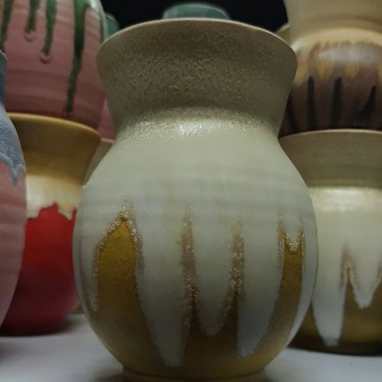 *****景德镇手工高温陶瓷:内口10高17