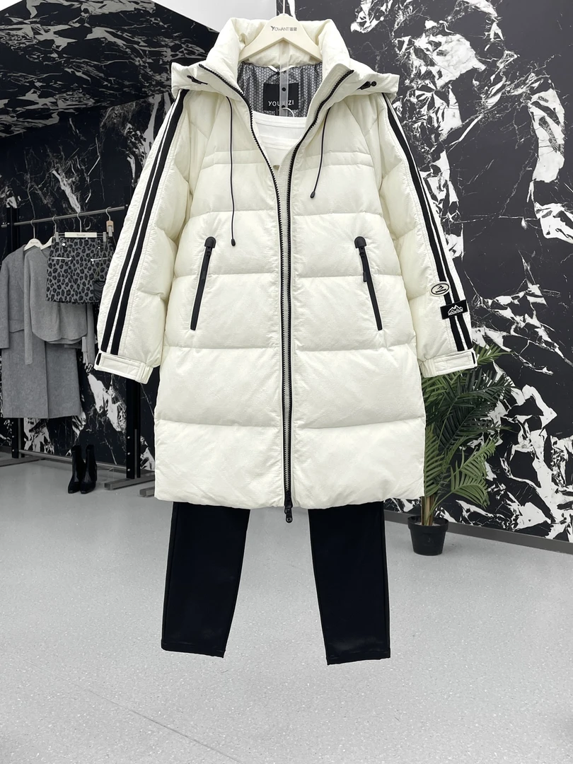 【籽言专属】连帽休闲宽松时尚羽绒服（2454R6694）