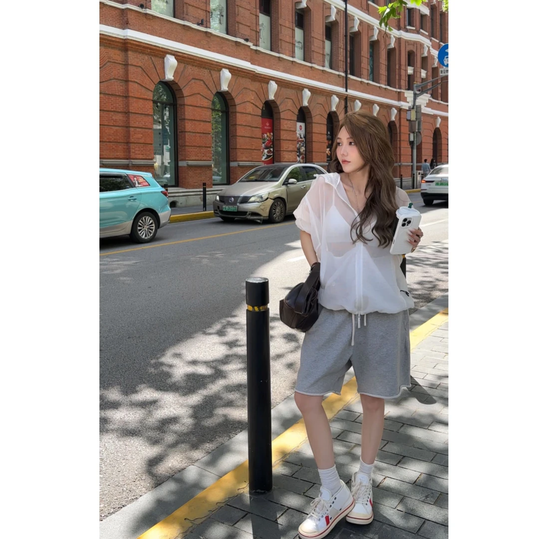 AMAZING IN | 暗格纹 | 透视轻薄冲锋衣外套女A250327-AI54ATJ64