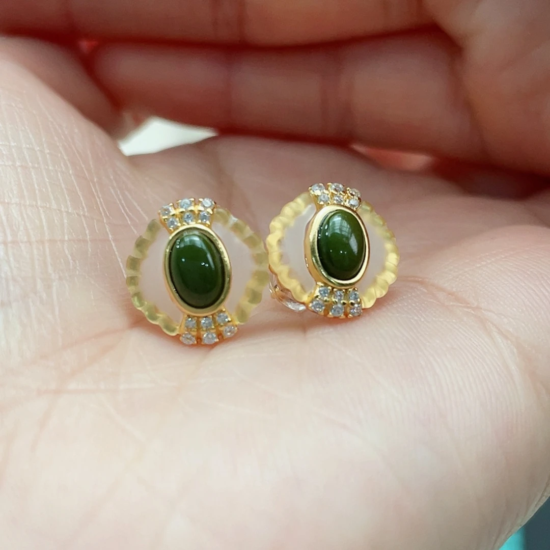 绿松石颈饰银S925镶嵌