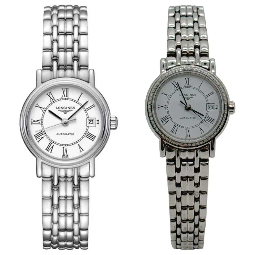 99新 Longines/浪琴 瑰丽321/机械/白盘罗马/表径25.5mm/女士