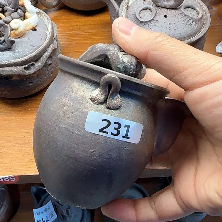 粗砂茶壶柴烧新品福利多