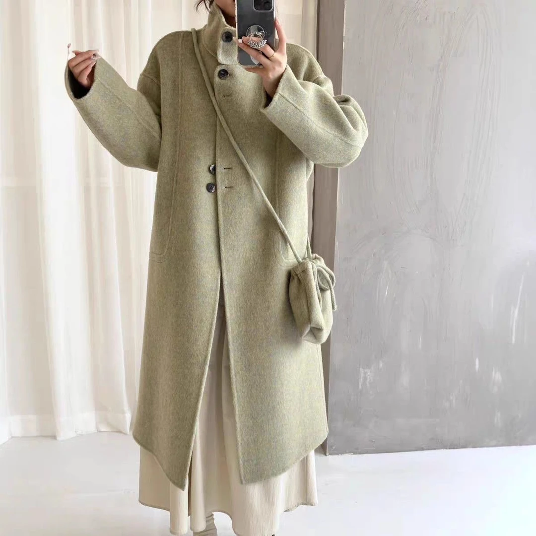 A(201-400)女显瘦大衣风衣秋冬装百搭气质洋气时尚-茜女装