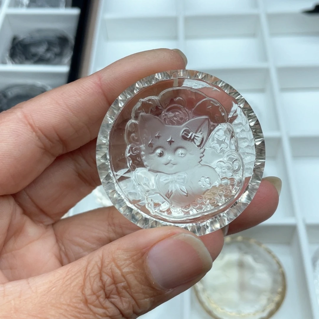 水晶吊坠(不含链)未镶嵌矮*真