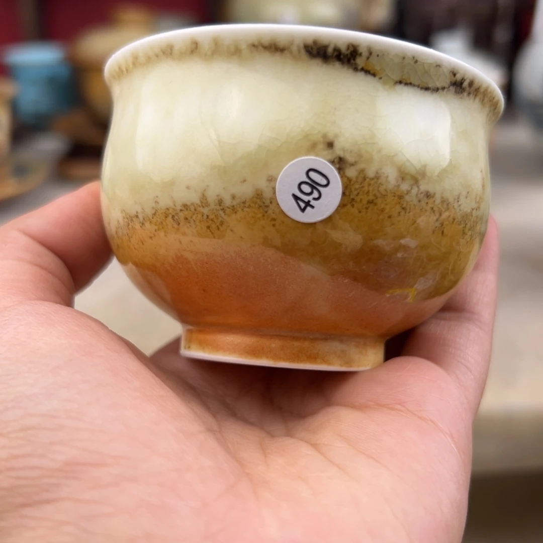 杯纯手工柴烧主人杯