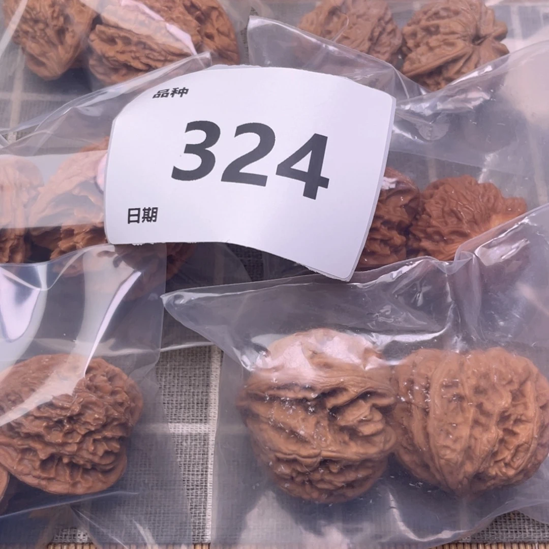把件文玩核桃324号6对带练手粗筋