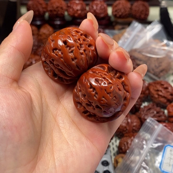 把件文玩核桃光头楼