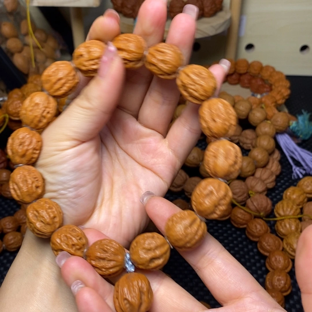 手串文玩核桃17方墩八棱