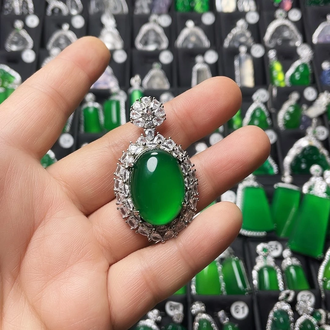 玛瑙/玉髓合金颈饰