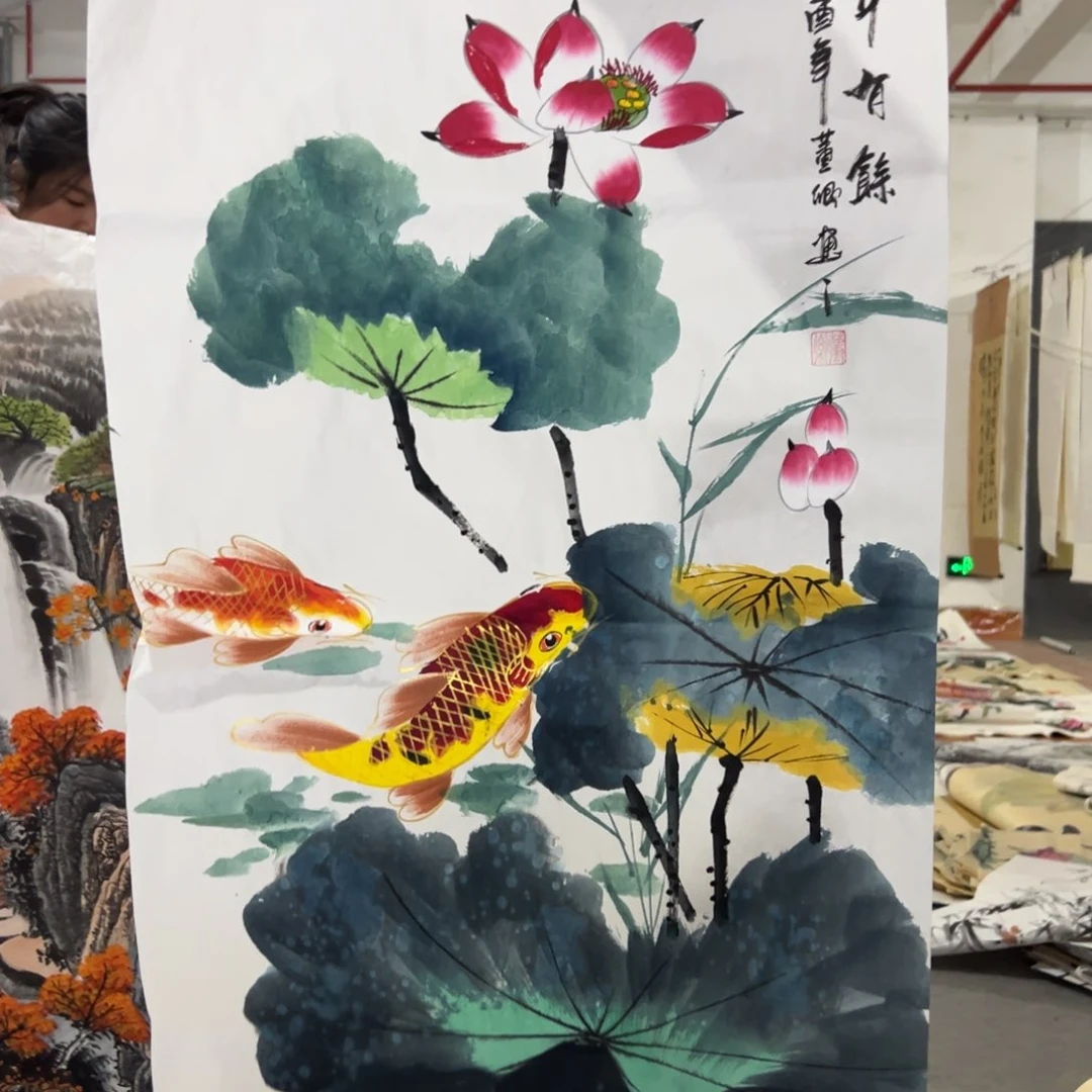 国画国画作品画心一张