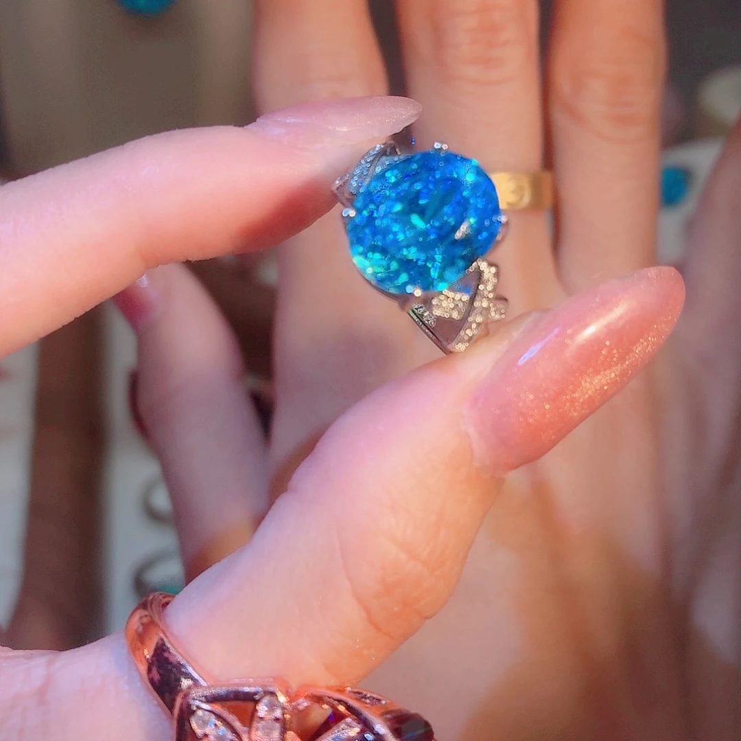 合成立方氧化锆合金如意蓝