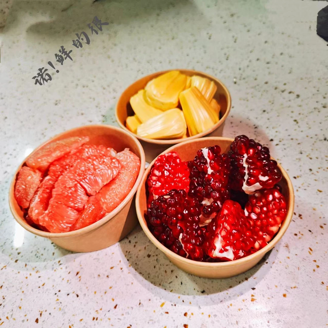 果切【套餐】 菠萝蜜剥肉+剥石榴+柚子剥肉 (共1050g)