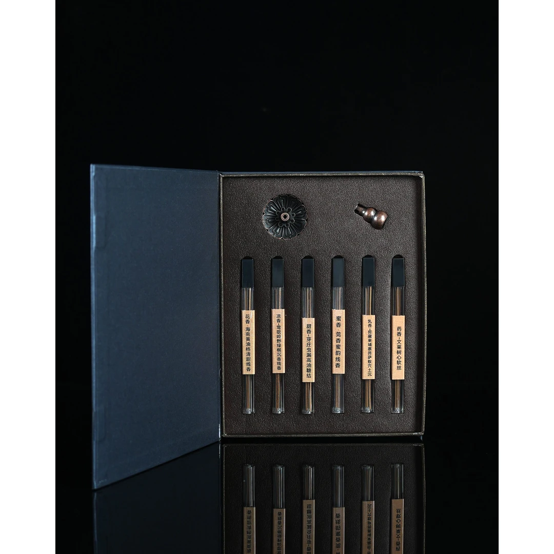 守艺 · 沉香风味集 参照标准样（问山联名）线香 1克*6款