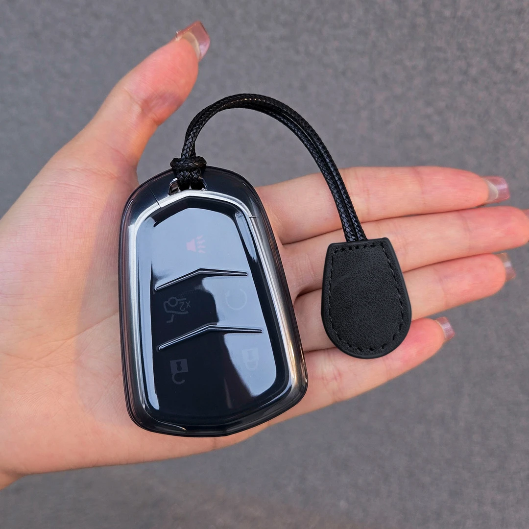 凯迪拉克钥匙套xt4 xt5 xt6 ct6 atsl cts xts超薄透明男士壳包扣