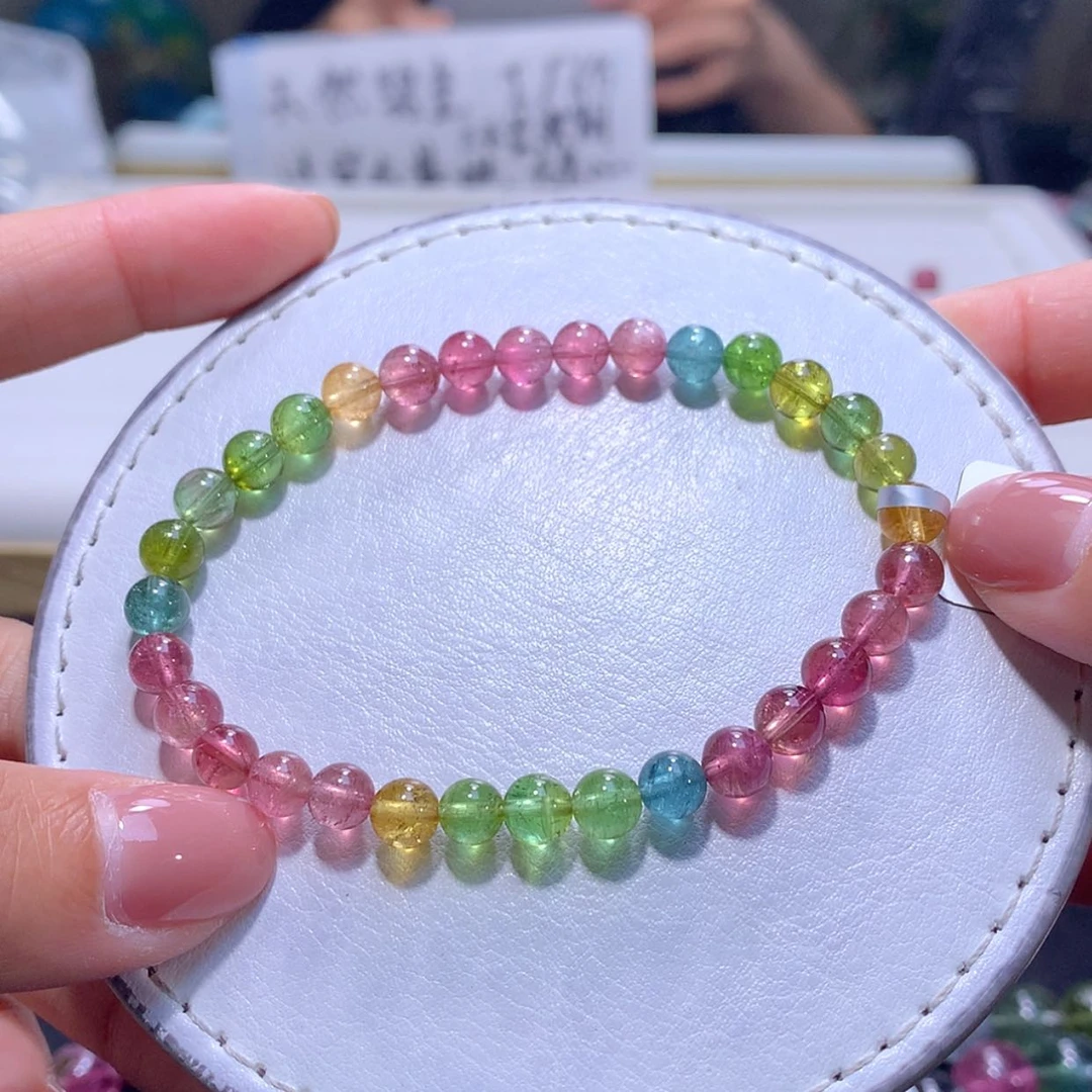 【闪购商品】未镶嵌手串碧玺6m