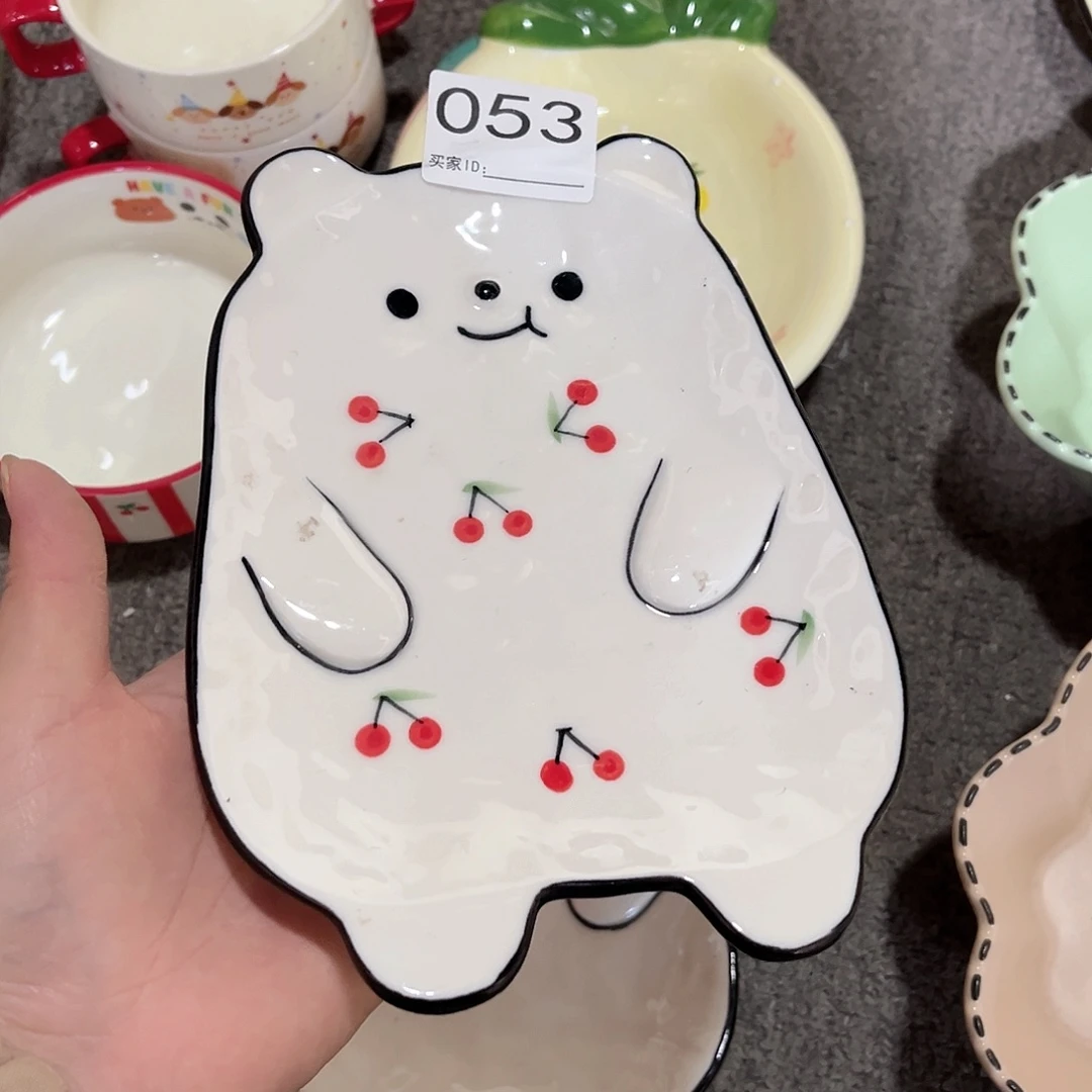 小熊盘子陶瓷餐具系列