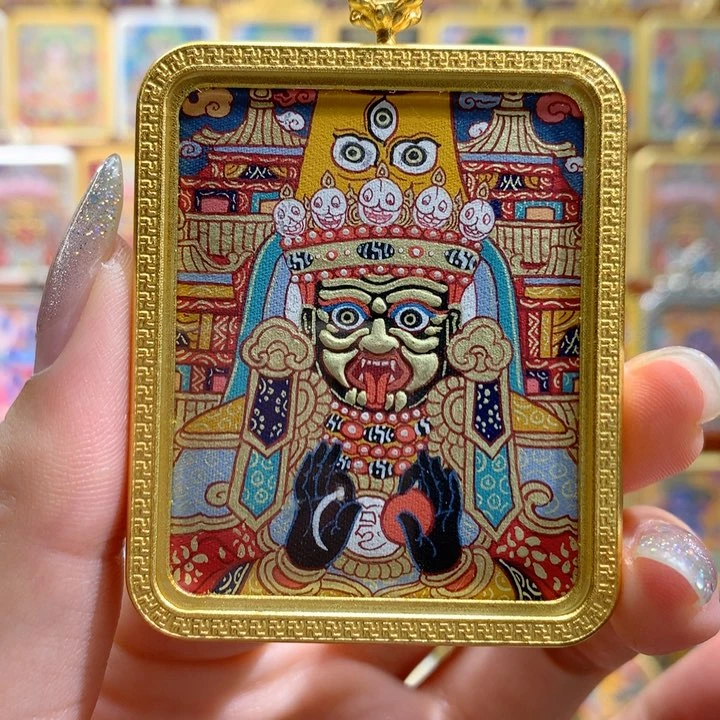 吊坠般若唐卡非遗传承