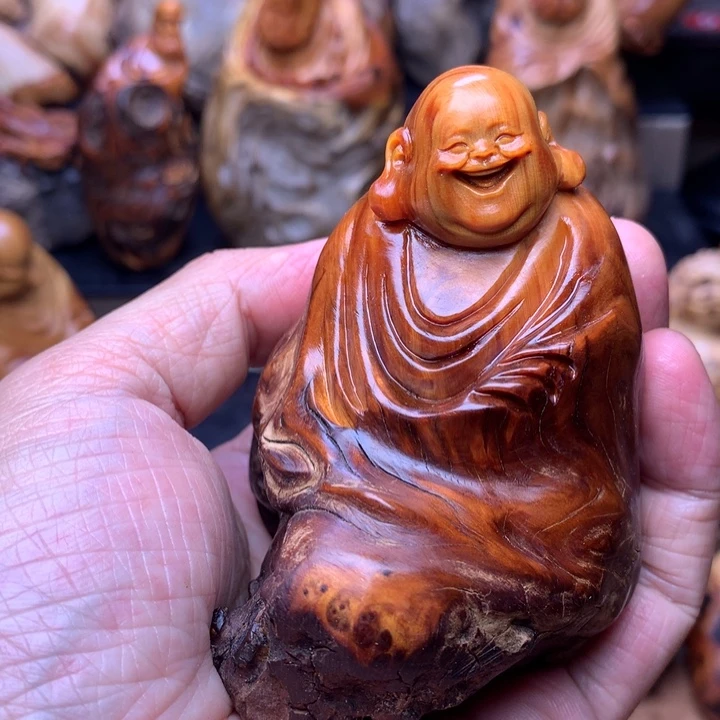 柏木（崖柏）崖柏陈化料手把件