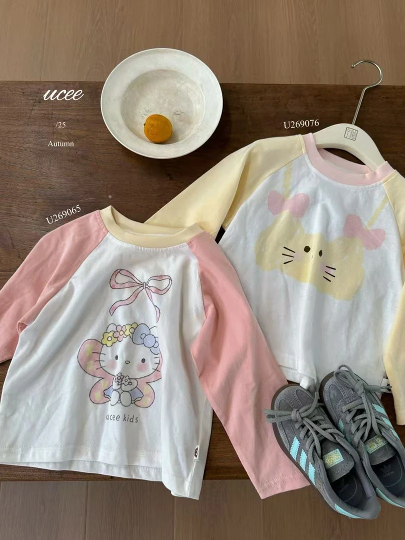 女童卡通百搭上衣（YX-269076+269065-秋A）汉服