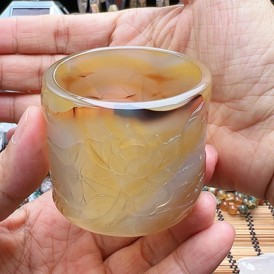 未镶嵌玛瑙/玉髓珠宝半成品