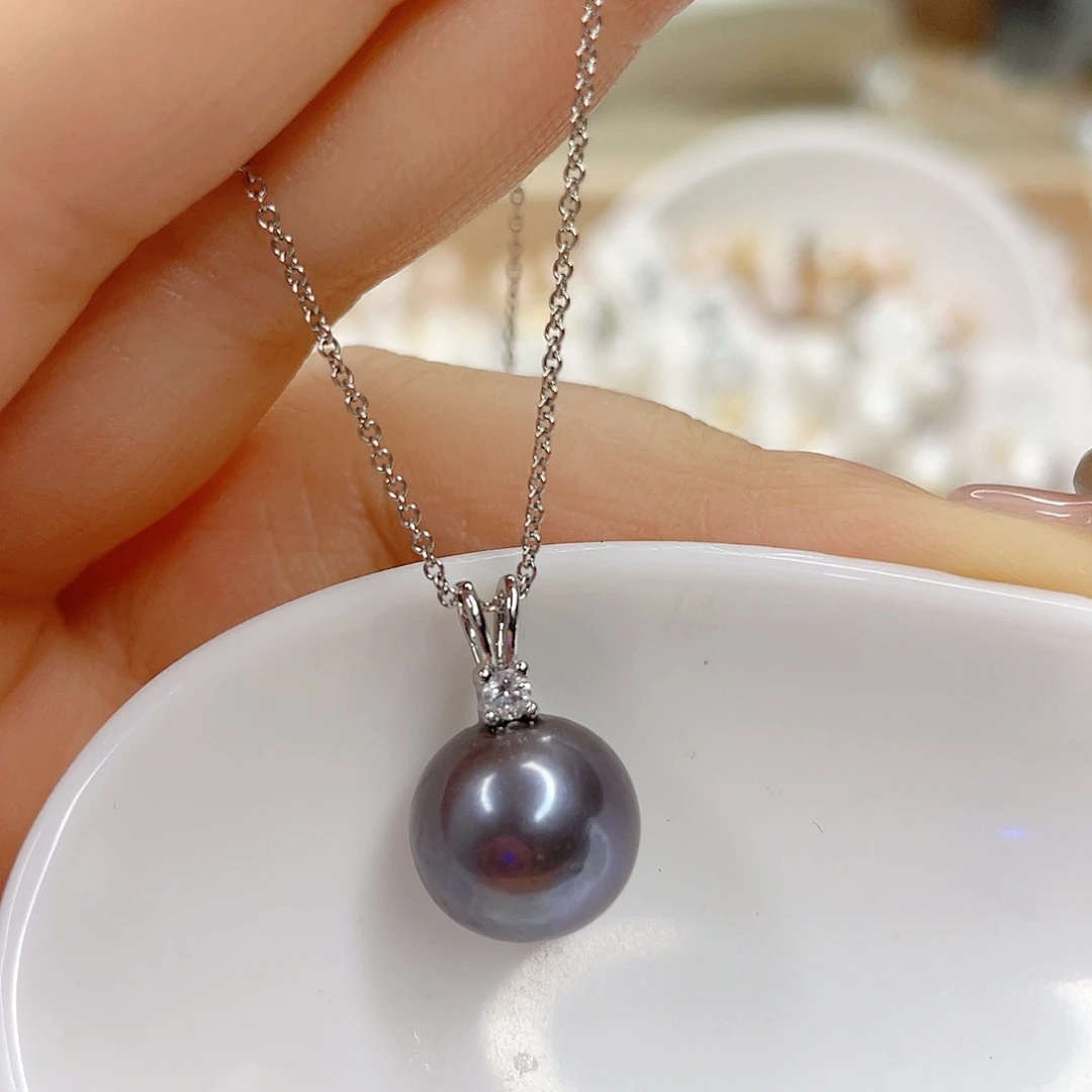 淡水珍珠未镶嵌吊坠(赠链)