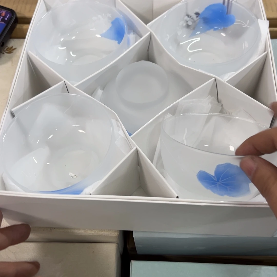 香兰五只瓷器瓷器