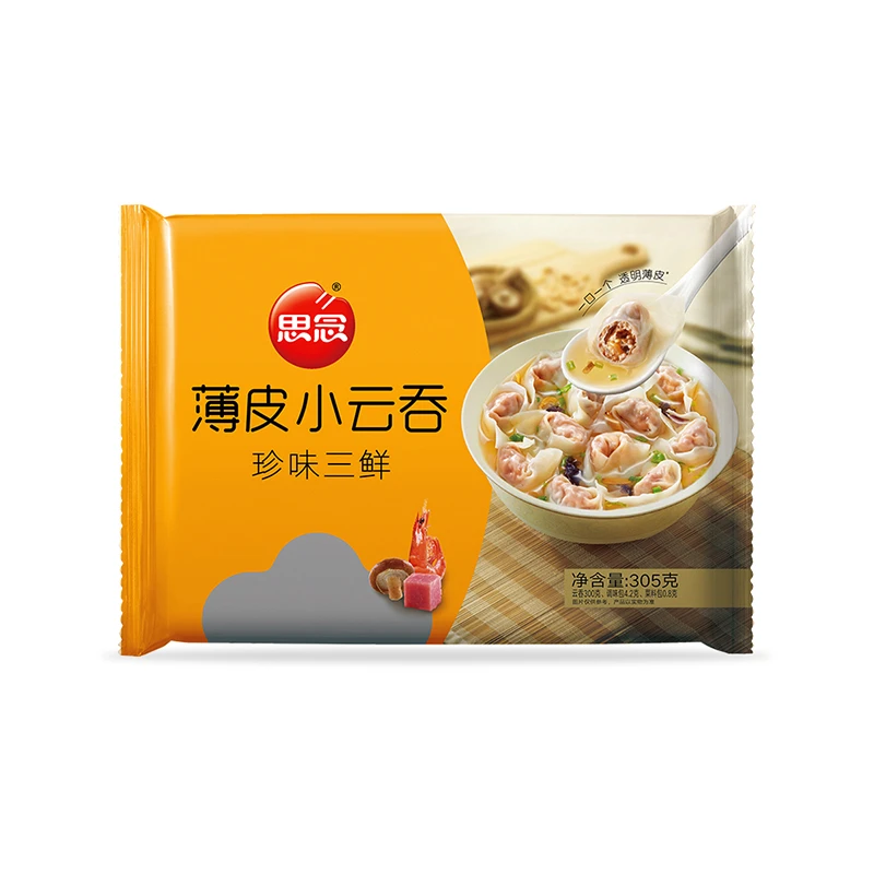 思念 珍味三鲜薄皮小云吞 305g/袋（儿童早点）