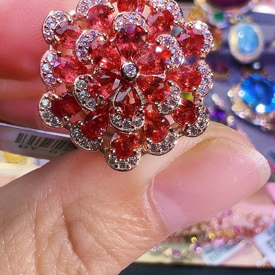 银S925镶嵌珠宝奇石蓝宝石