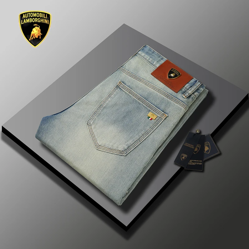 【九分/长裤】兰博基尼AutomobiliLamborghini联名欧酷仕男士牛仔6