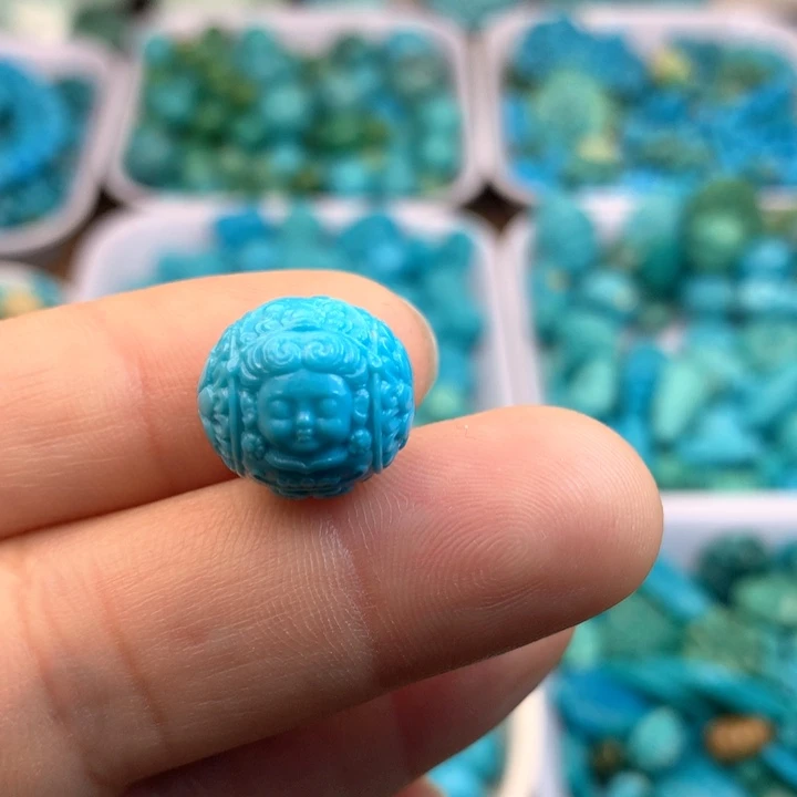 绿松石未镶嵌吊坠(不含链)13