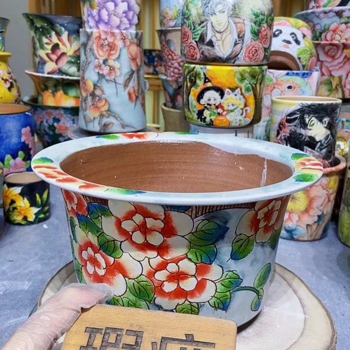 景德镇艺术手绘作品