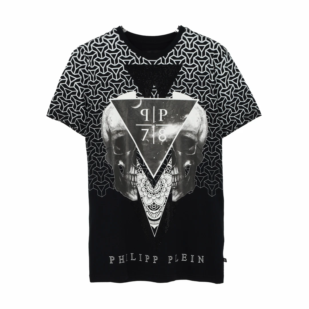 未使用 Philipp Plein 男士时尚潮流百搭休闲短袖HM340780