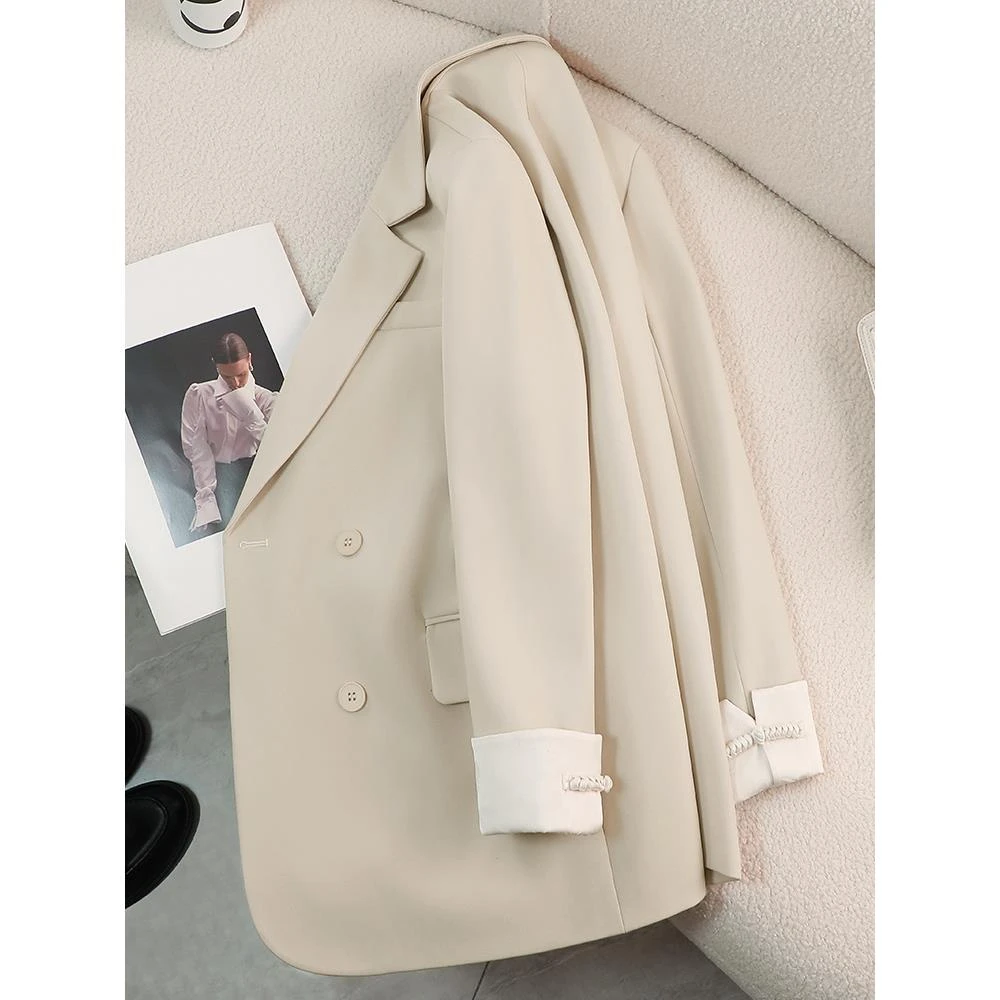 新中式西装外套女2026新款时尚高级感大码宽松休闲国风小西服上衣