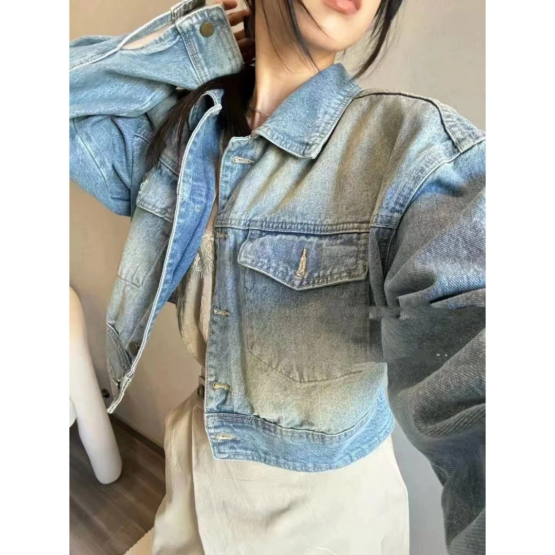 【ARONG阿荣家】牛仔外套07571-蓝色-F