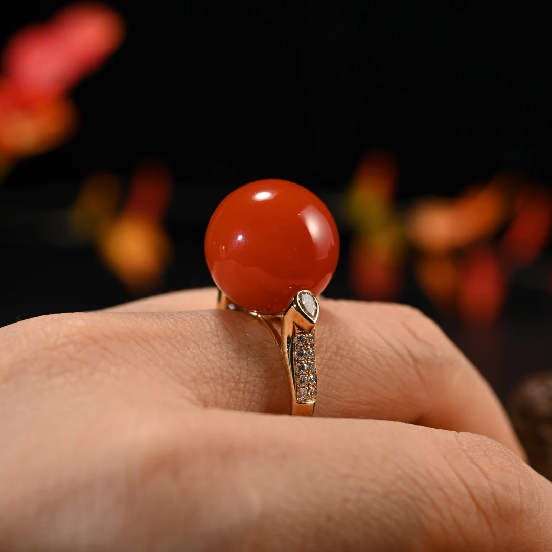 Lot8843 25YU107621玛瑙戒指/匡时