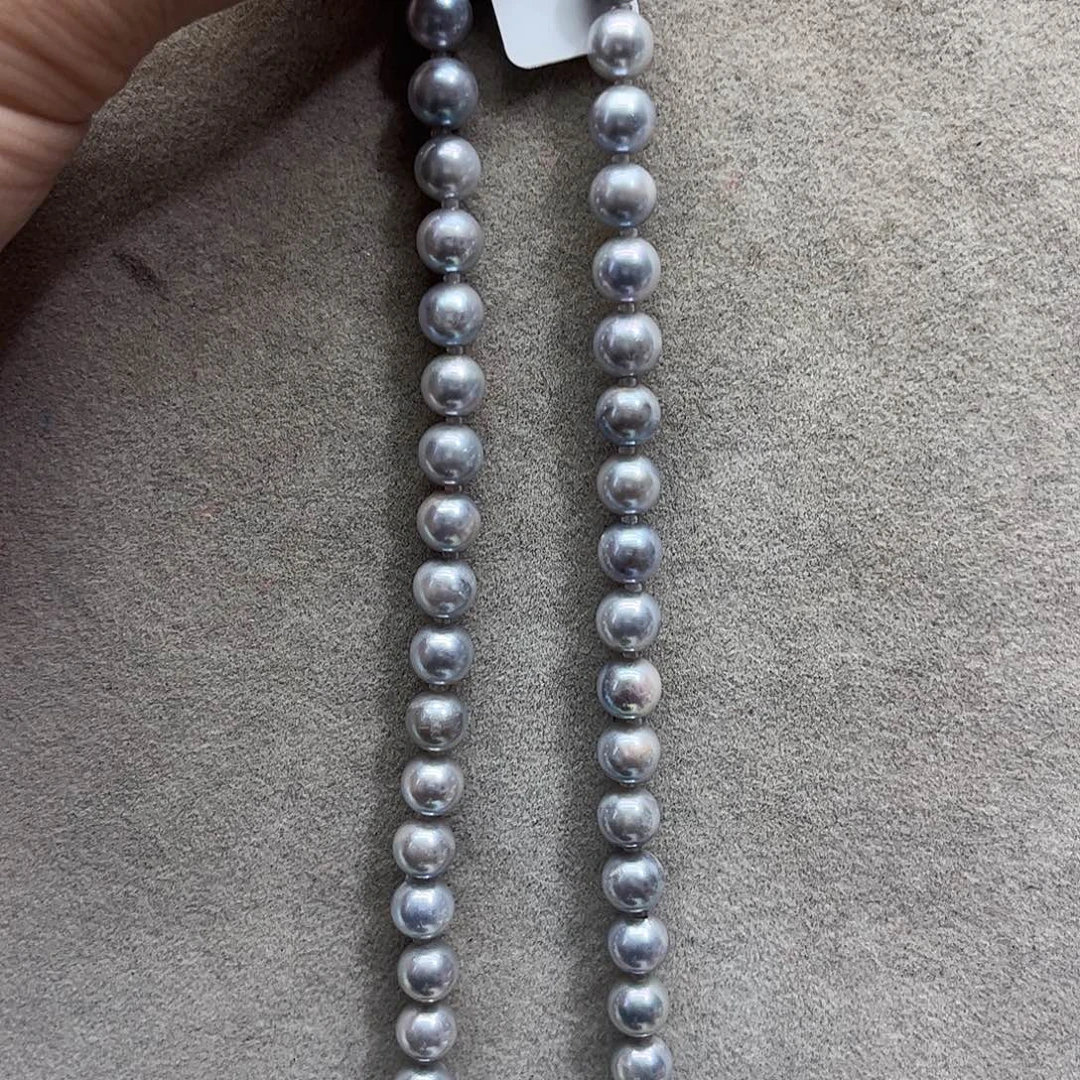 银S925镶嵌海水珍珠颈饰