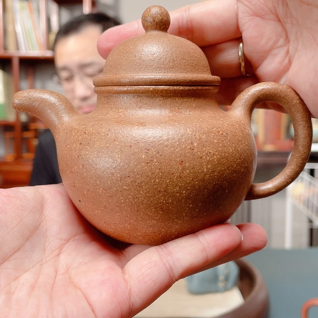 茶壶段泥全手工青降坡掇球