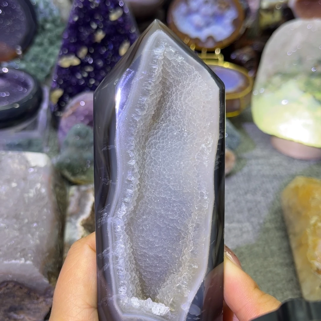 未镶嵌摆件紫晶水晶