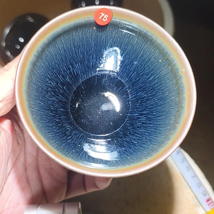 茶盏75建窑建盏乌泥窑